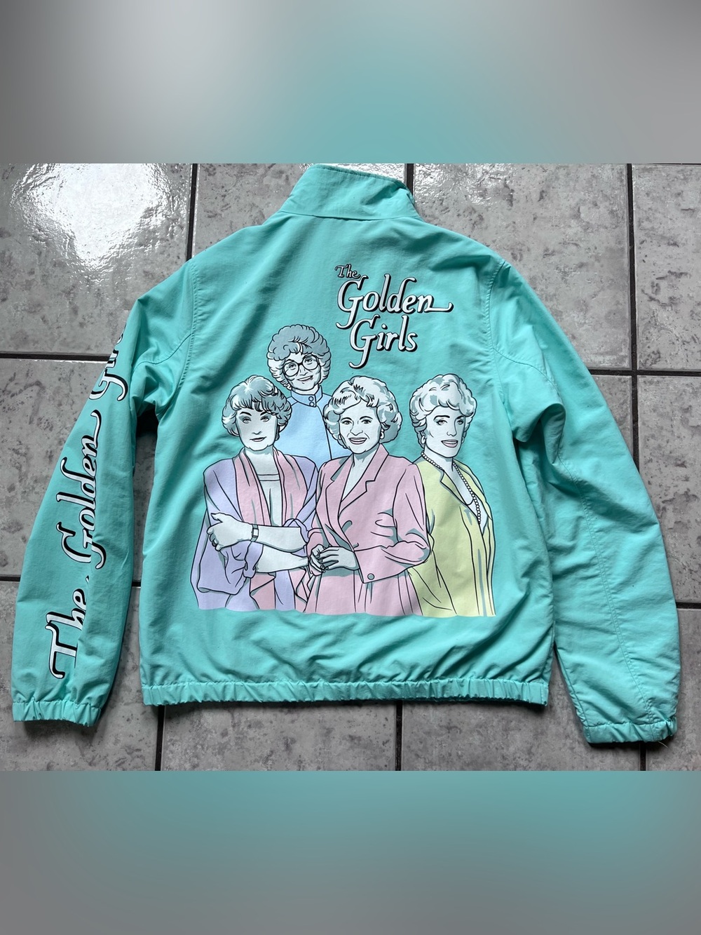 RARE Limited Edition The Golden Girls Mint Graphic Lightweight jacket